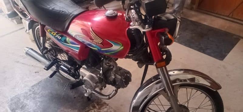 Honda CD 70 2023 model 2024 registration ha urgent sale 0