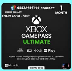 Xbox game pass