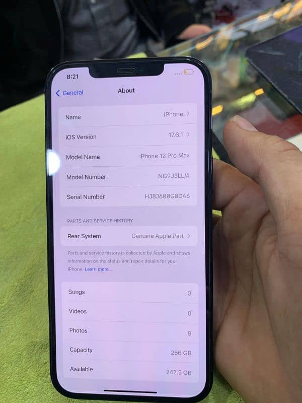 iPhone 12 pro max/non-Pta/256/battery 98% 3
