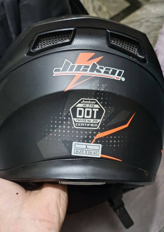 Jeckaei helmet only three to four time use 3