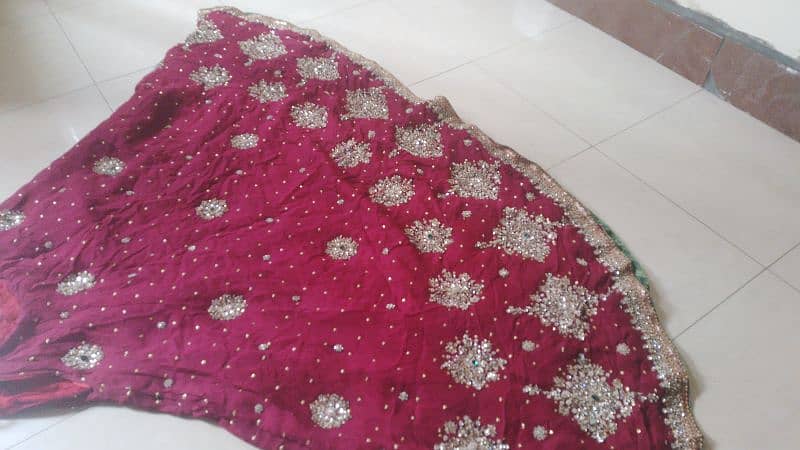 bridal lehnga with dupatta,complete set 0