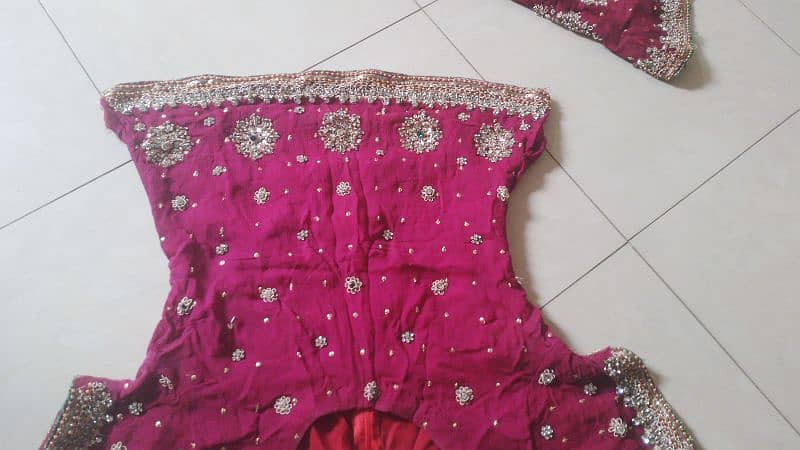 bridal lehnga with dupatta,complete set 4