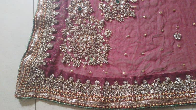 bridal lehnga with dupatta,complete set 7