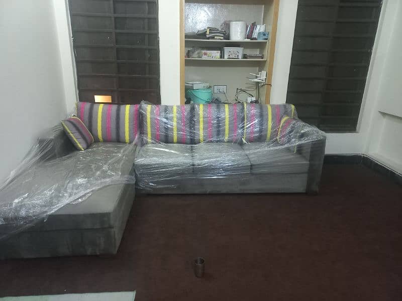 L shaped sofa 0