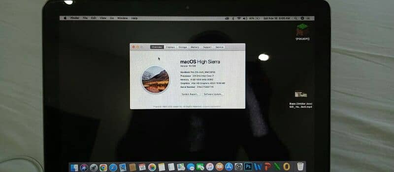 MACBOOK PRO MODEL Intel Core i7 MID 2012 8RAM 750HDD 4