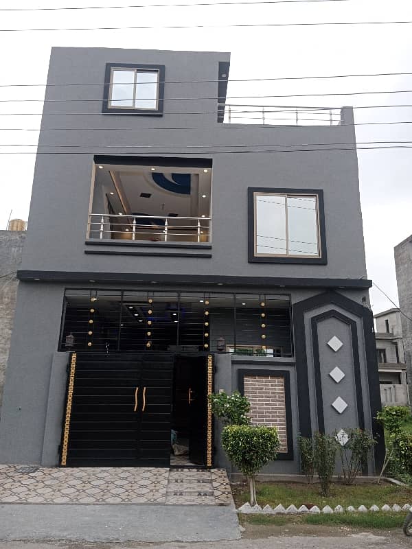 5 Marla double storey Facing park house for sale in Al Ahmad garden housing society 0