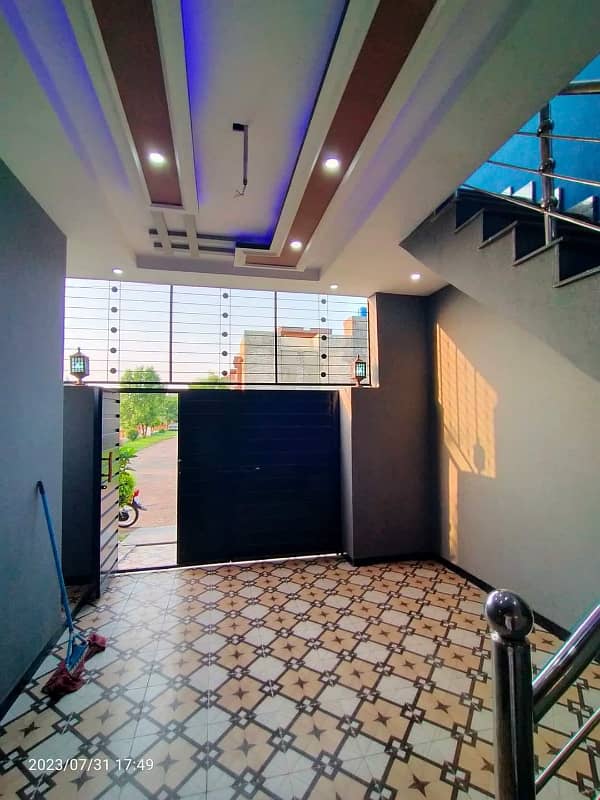 5 Marla double storey Facing park house for sale in Al Ahmad garden housing society 1