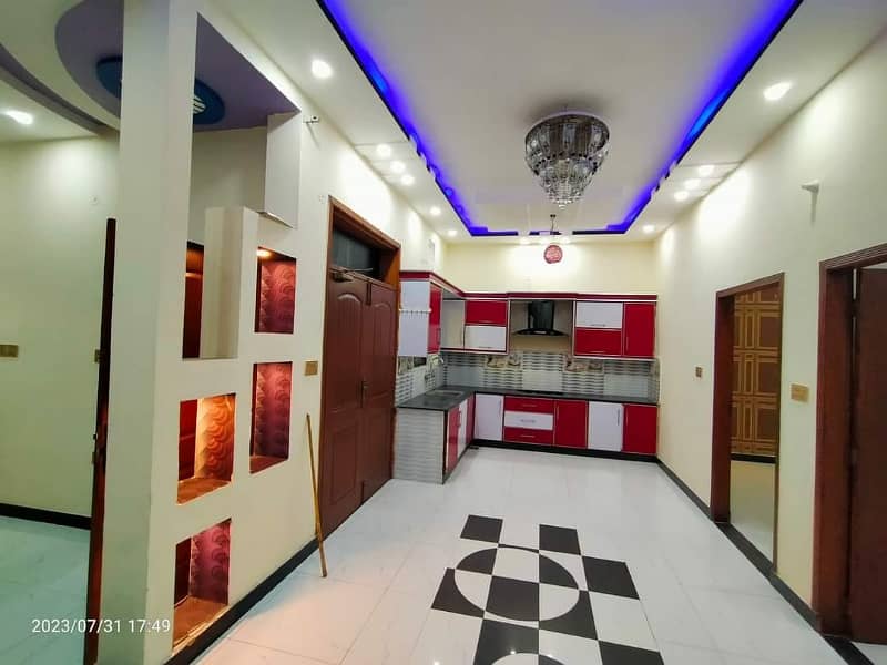 5 Marla double storey Facing park house for sale in Al Ahmad garden housing society 2