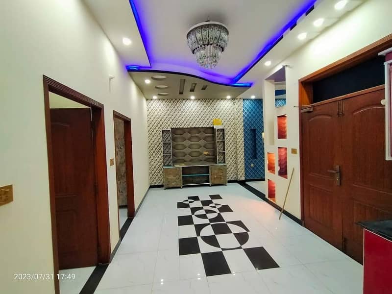 5 Marla double storey Facing park house for sale in Al Ahmad garden housing society 12