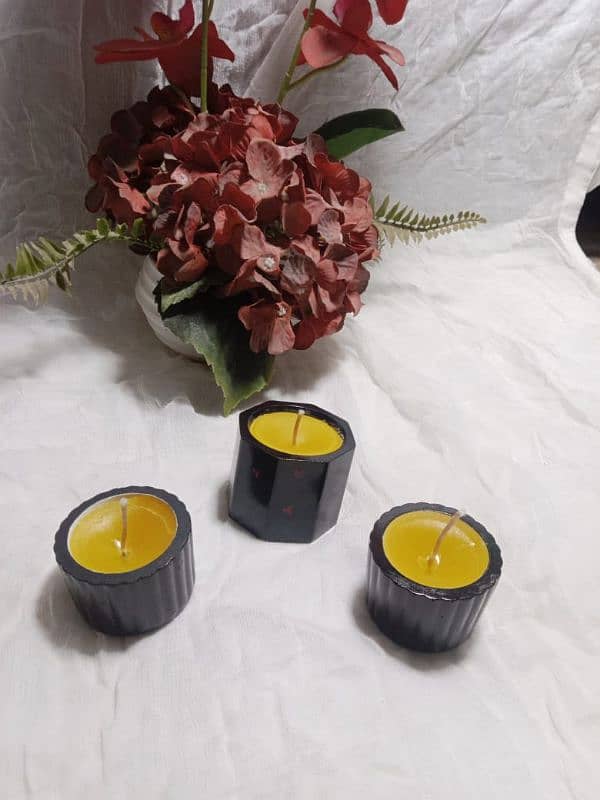 Concrete Candles Jars and Empty Jars Pack of 6 Available 5