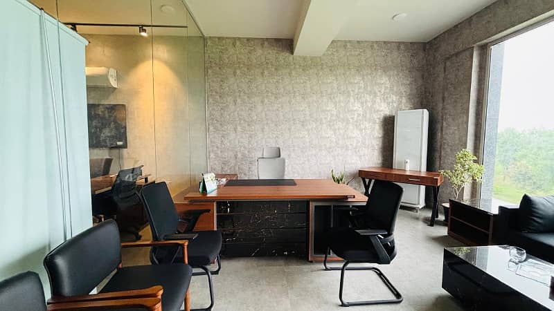 EXECUTIVE FURNISHED GOLF FACING OFFICE FOR RENT. 3