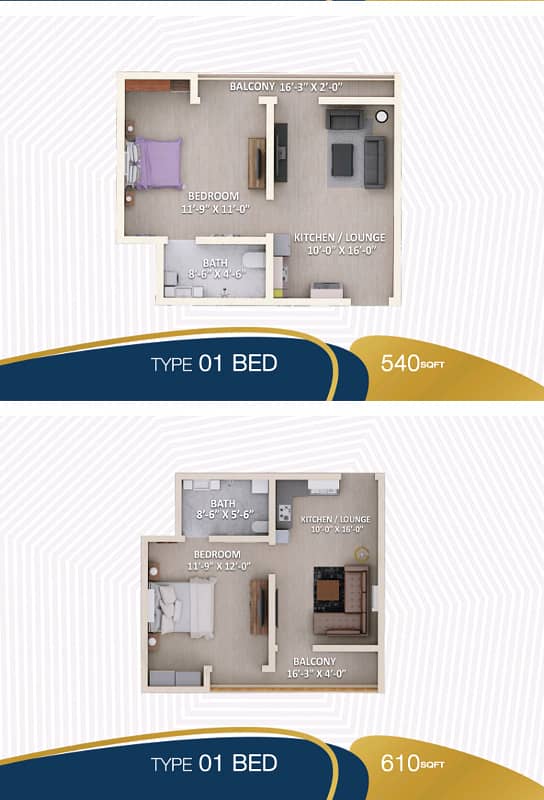 Apartment Available on 3years easy installments in bahria town karachi 4