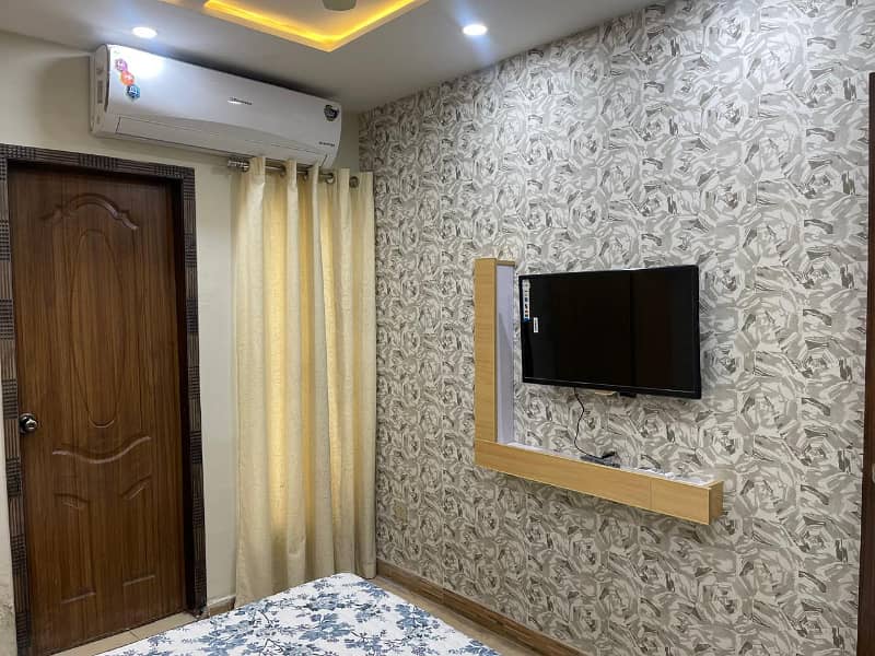 Fully Furnished Flat For Sale Near Emporium Mall Lahore Subhan Plaza Block H3 Johar Town 2