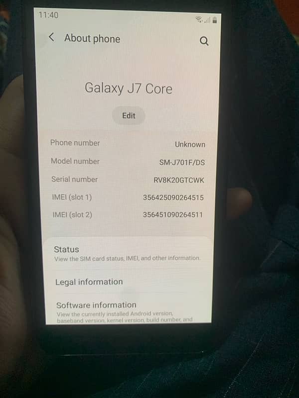 Samsung J7 Core 3/64 All Ok 8