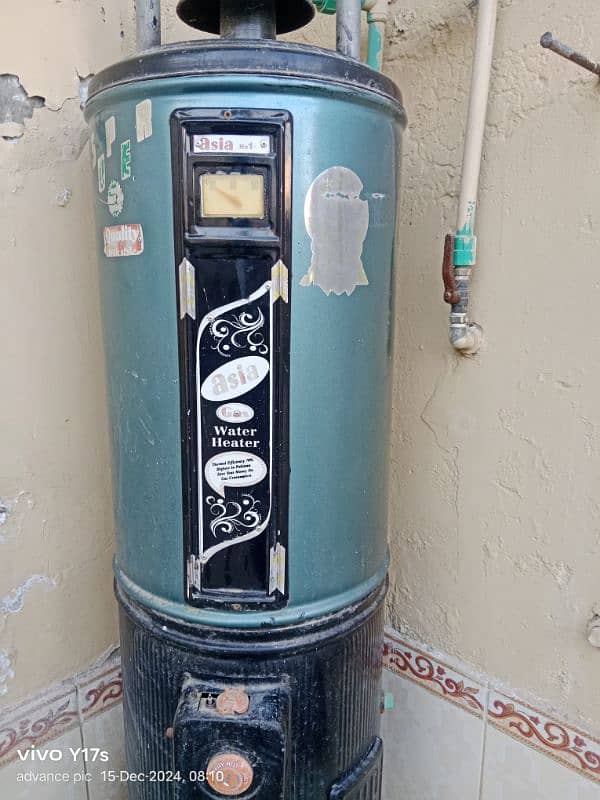 Gas geyser fresh condition and working condition 0