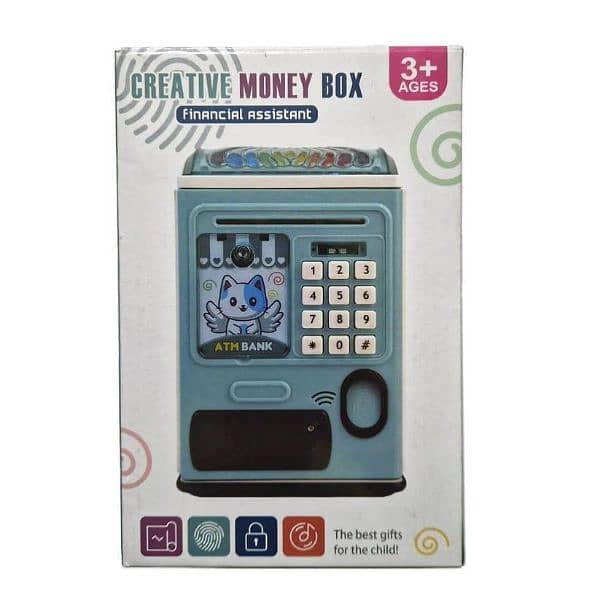 Fingerprint and password ATM money box (Read description) 2