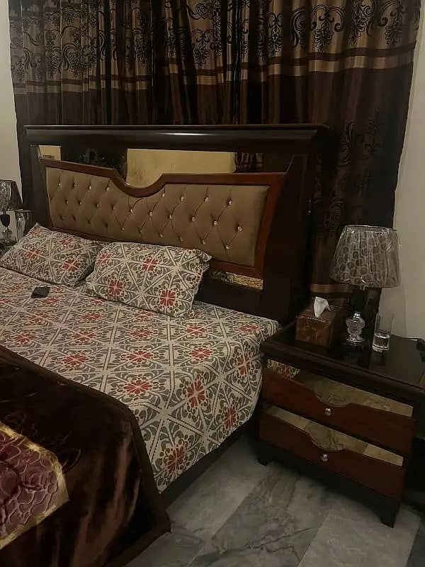 bed set / king size bed / double bed / wooden bed / poshish bed / bed 1