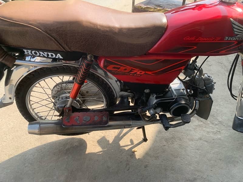 honda cd70 2018 model registerd vehari all ok 6