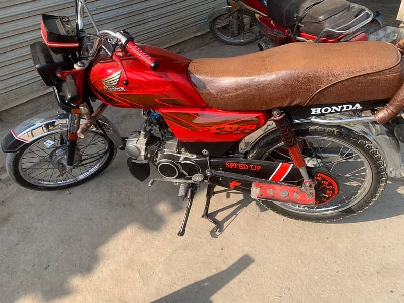 honda cd70 2018 model registerd vehari all ok 7