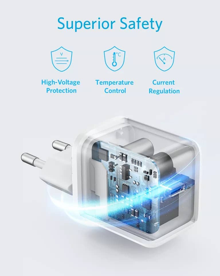 USB C Charger, Nano Charger 20W Powerport PD Durable Compact high Spe 2