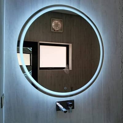 Round mirror-Led mirror-Bathroom vanity mirror-Room mirror-Mirror