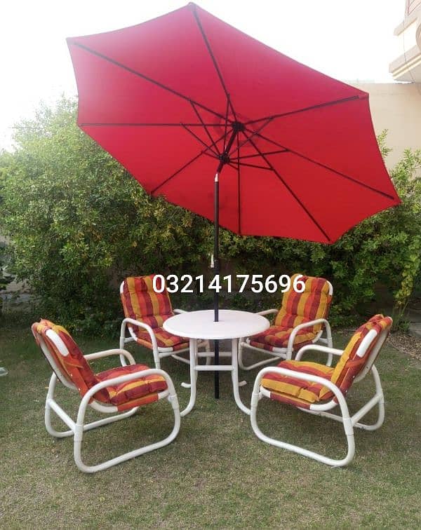 OUTDOOR GARDEN RATTAN UPVC FURNITURE SOFA SET CHAIRS TABLE UMBRELLA 1