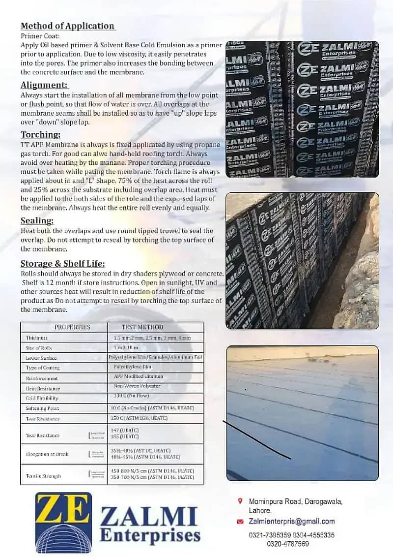 Waterproofing Bitumen Membrane Sheet/ Basement/ leakage/ RCC Roof 11