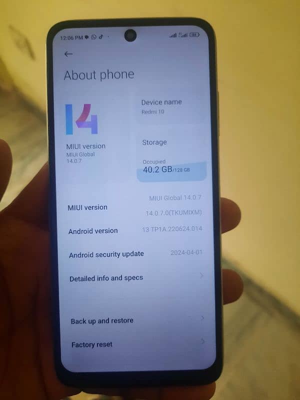 redmi10 8gb ram 128gb rom 2