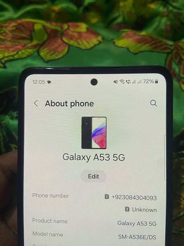 samsung A53 5G mobile phone with box smartphone with one UI 7 andriod 11