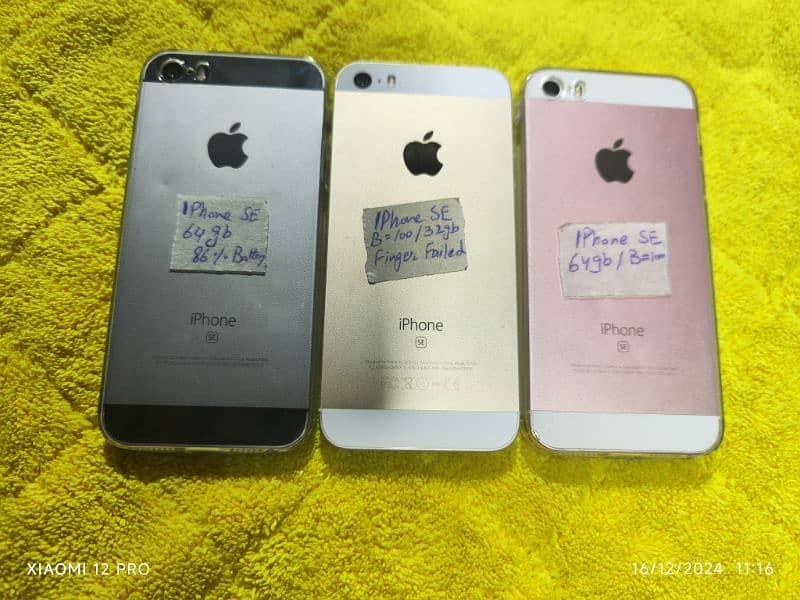 Iphone SE (2016) 32gb, 64gb Non PTA without sim 0