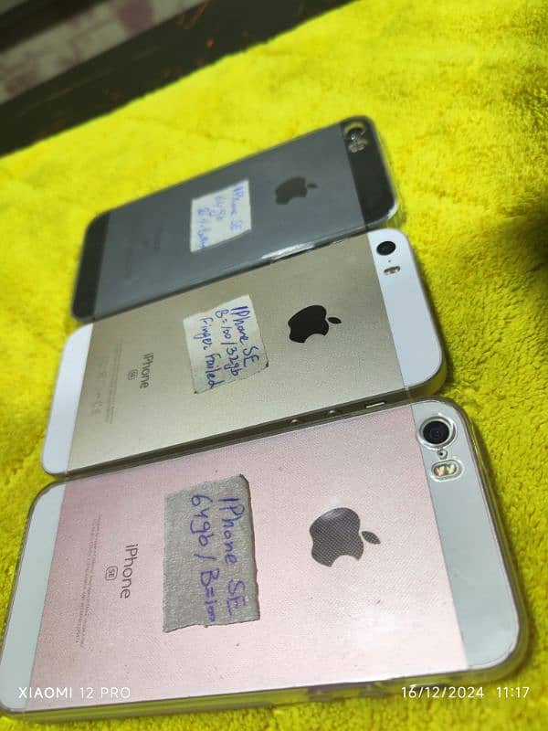 Iphone SE (2016) 32gb, 64gb Non PTA without sim 8