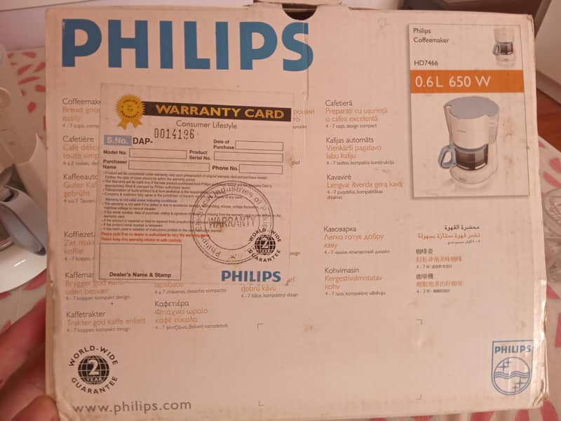 Phillips Coffee machine 3