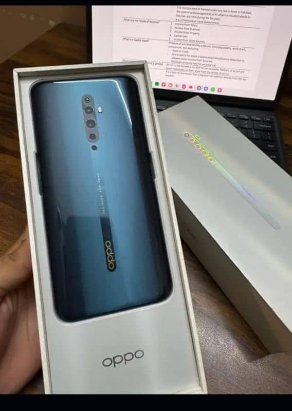 oppo reno 2f 8/128 with box condition 9/10 all okay 1