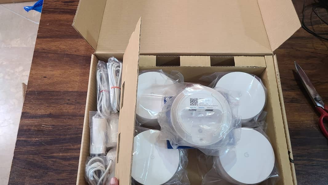 Google Mesh System NLS-1304 WiFi AC1304 Mesh Router 3 Units (With Box) 6