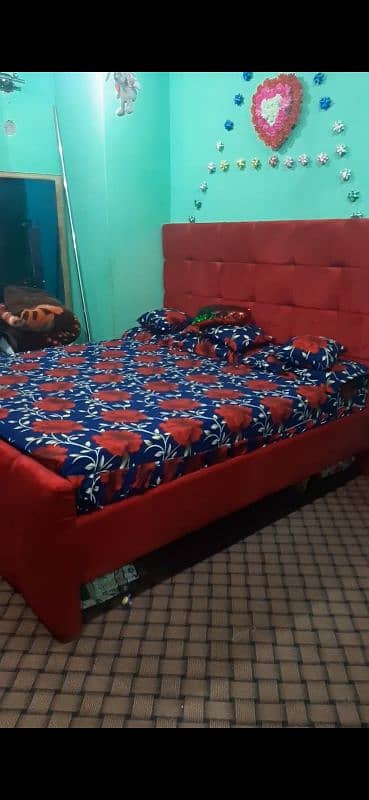 King Size Double Bed with Dressing 0