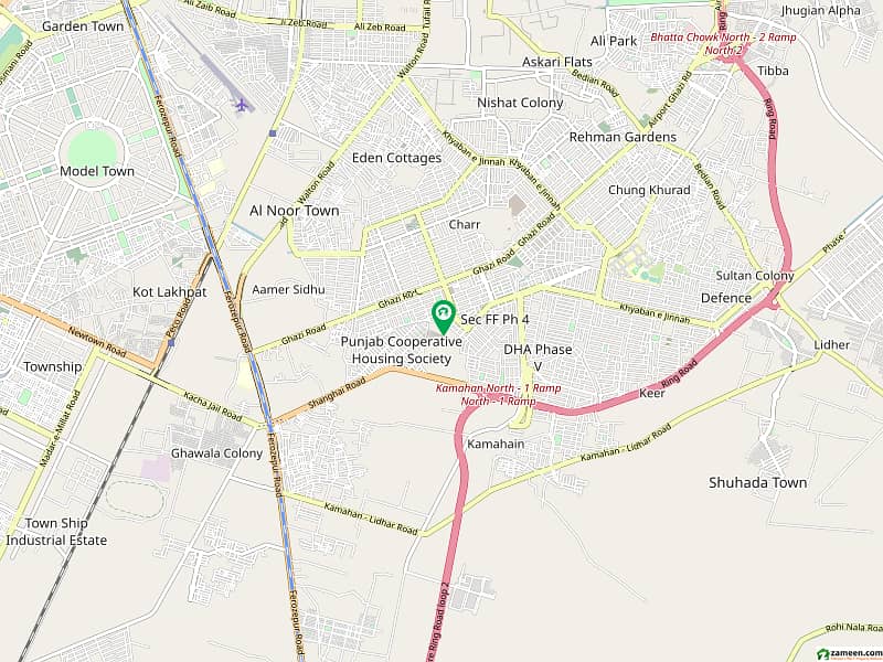 DHA Phase 4 KK 9marla Corner Possession Plot ideal Location direct Approach to 60ft wide road near park & mosque 0