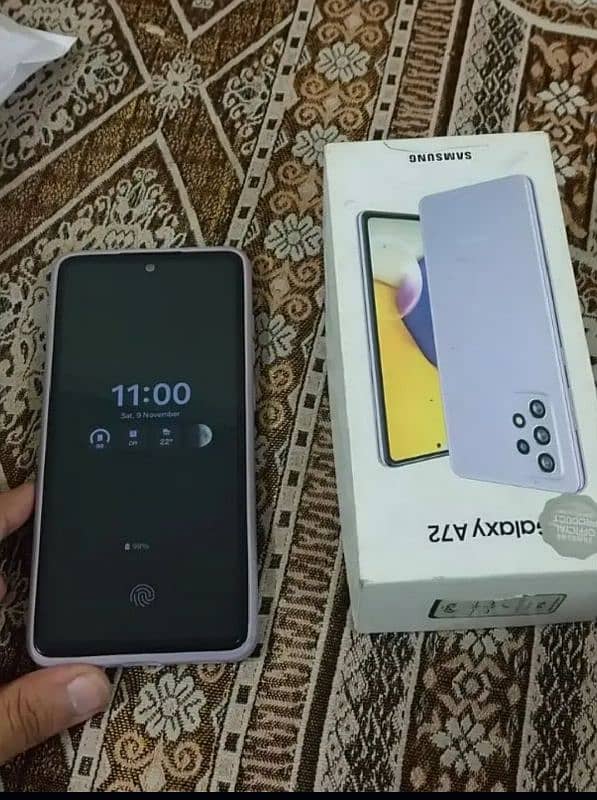 Samsung A72 5G 128/8GB with box for sale 11