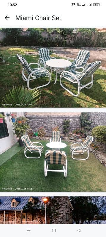 Outdoor Chair December Sale PVC Lawn Chair/Miami Imported 03115799448 9