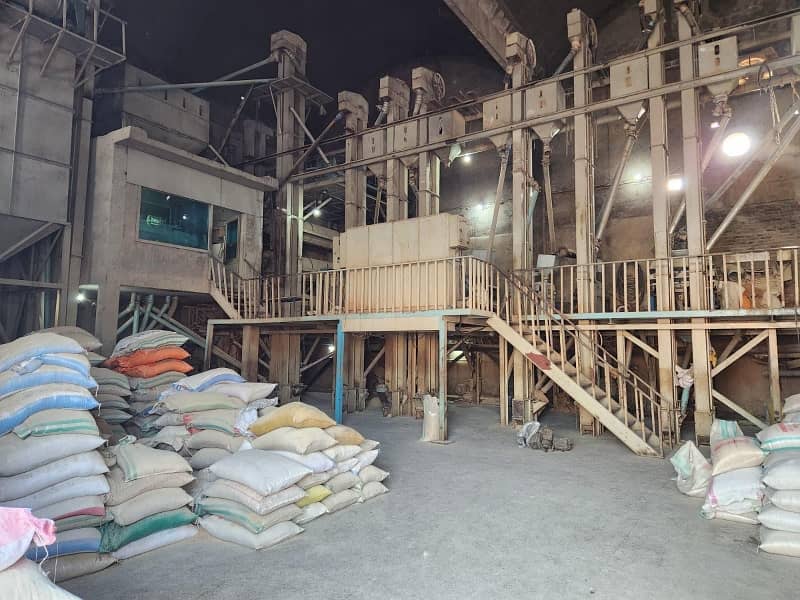 23 KANAL AREA RICE MILL & 11 KANAL OPEN PLOT ON MAIN ROAD FOR SALE 0