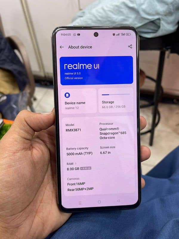 Realme 12 8+8/256 snapdragon just box open 2