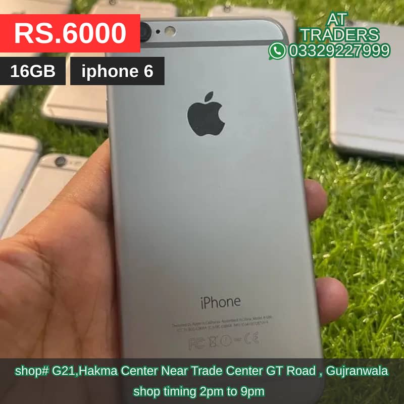 iphone 6 (non Pta) 10/10 100% Orignal Best For Whatsapp & Wifi 7