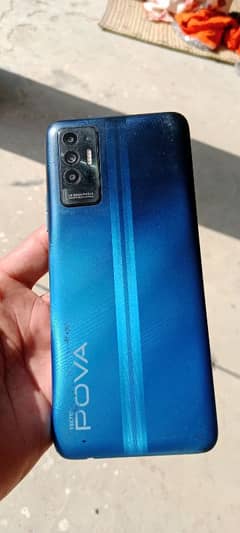 tecno pova 2.6 128 I galass Change baqi all ok 7000 mah betry