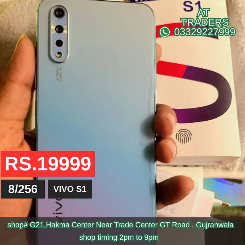 Vivo S1 8/256, Vivo Y17  8/256, Oppo Reno Z, Oppo F15, Oppo F11 3