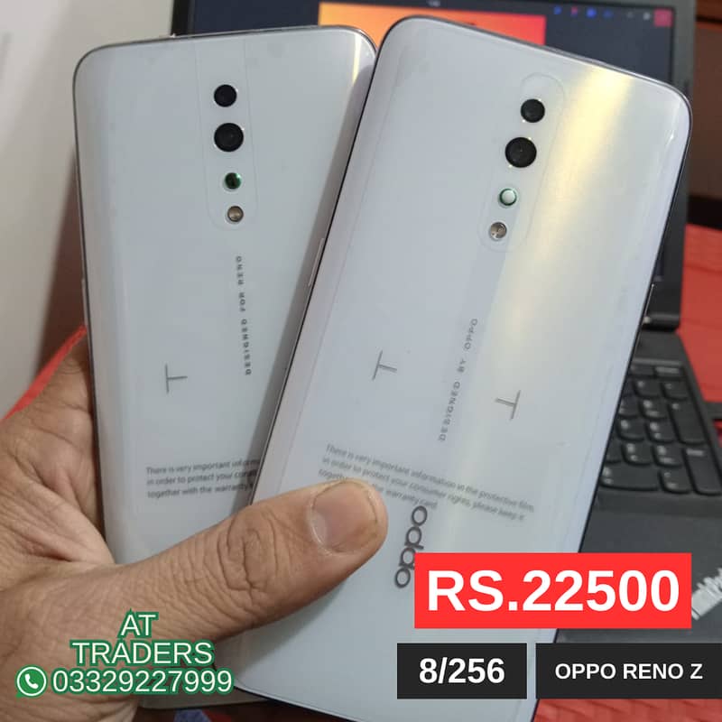 Vivo S1 8/256, Vivo Y17  8/256, Oppo Reno Z, Oppo F15, Oppo F11 10