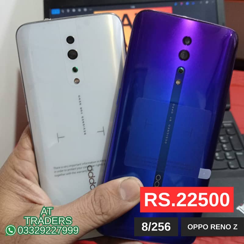 Vivo S1 8/256, Vivo Y17  8/256, Oppo Reno Z, Oppo F15, Oppo F11 11