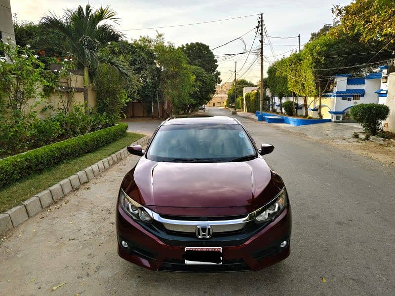 HONDA CIVIC (X) VTI OREAL PROSMATIC(UG) 2018 (B2B) ORIGINAL MAROON CLR 1