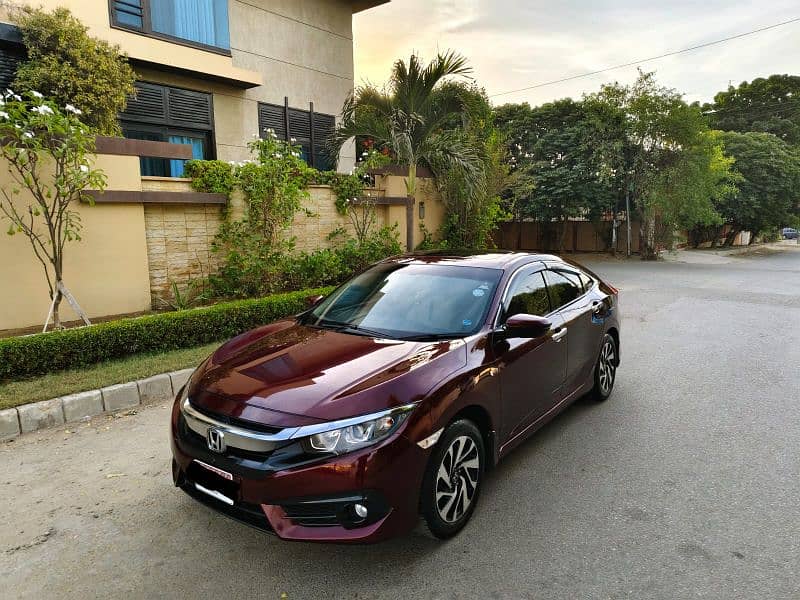 HONDA CIVIC (X) VTI OREAL PROSMATIC(UG) 2018 (B2B) ORIGINAL MAROON CLR 2