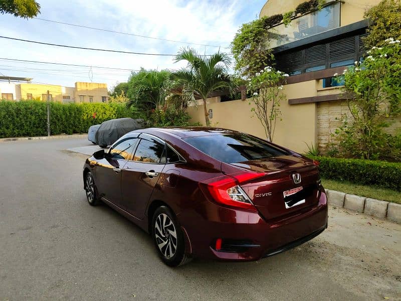 HONDA CIVIC (X) VTI OREAL PROSMATIC(UG) 2018 (B2B) ORIGINAL MAROON CLR 3