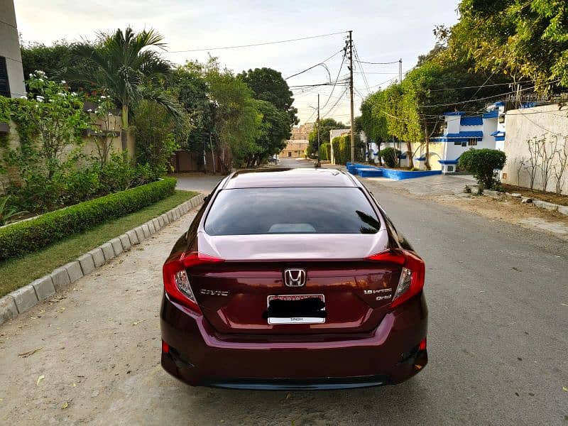 HONDA CIVIC (X) VTI OREAL PROSMATIC(UG) 2018 (B2B) ORIGINAL MAROON CLR 4