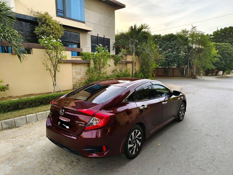 HONDA CIVIC (X) VTI OREAL PROSMATIC(UG) 2018 (B2B) ORIGINAL MAROON CLR 5